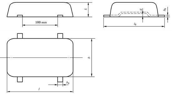 Drawing of Welding Type Zinc Anode with double flat iron for Ship Hull.jpg